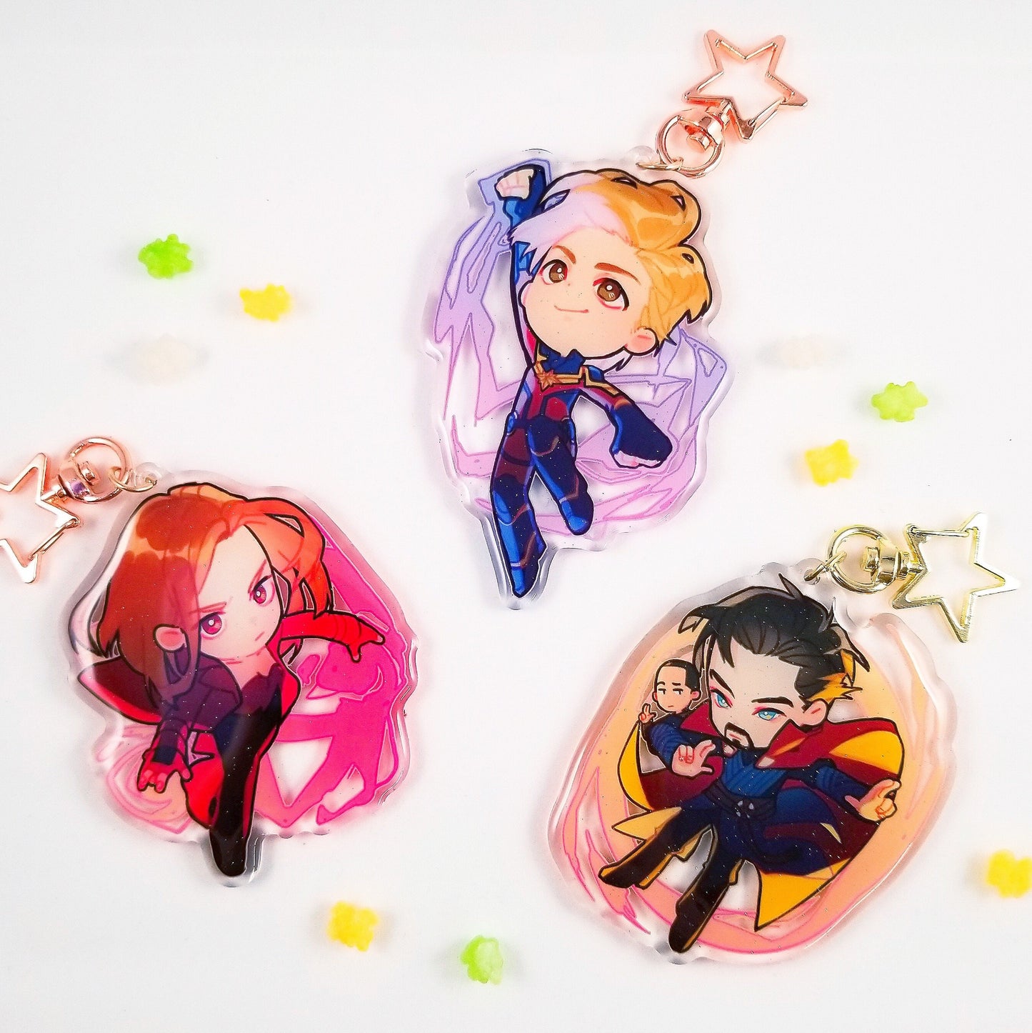 Assemble! 3" Keychains