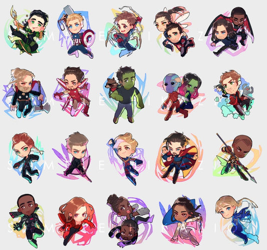 Assemble! 3" Keychains