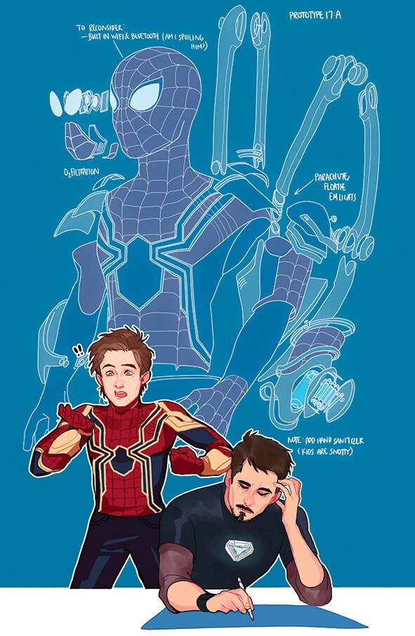 Ironspider Suit Print