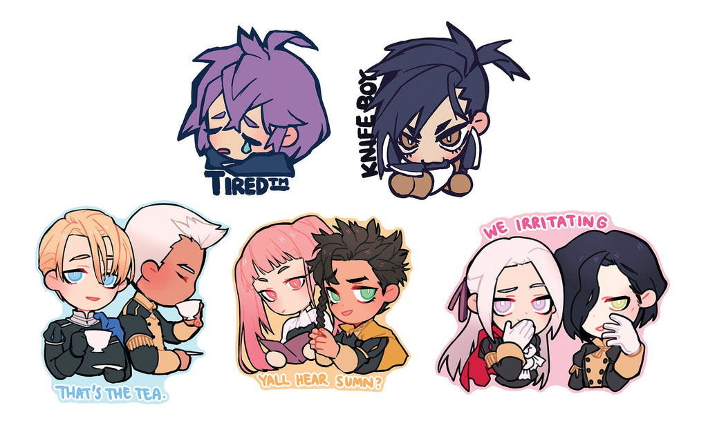 A♡　mmeeme FE3H Vinyl Meme Stickers – Hikazio