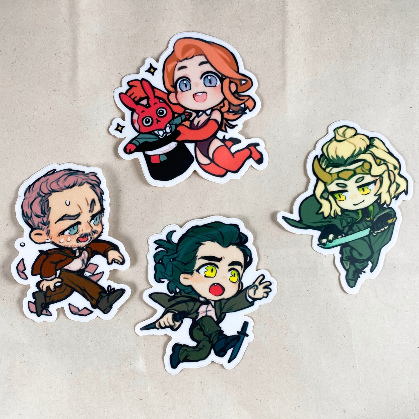 Loki and Magic 3" Vinyl Stickers